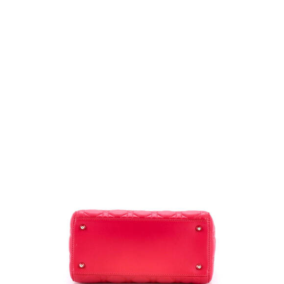 Christian Dior Medium Lady Dior Bag Cannage Quilt Lambskin - Picture 4 of 5